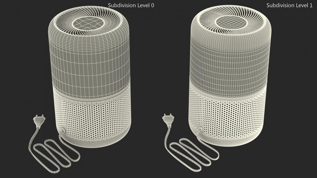 3D model Levoit White Air Purifier