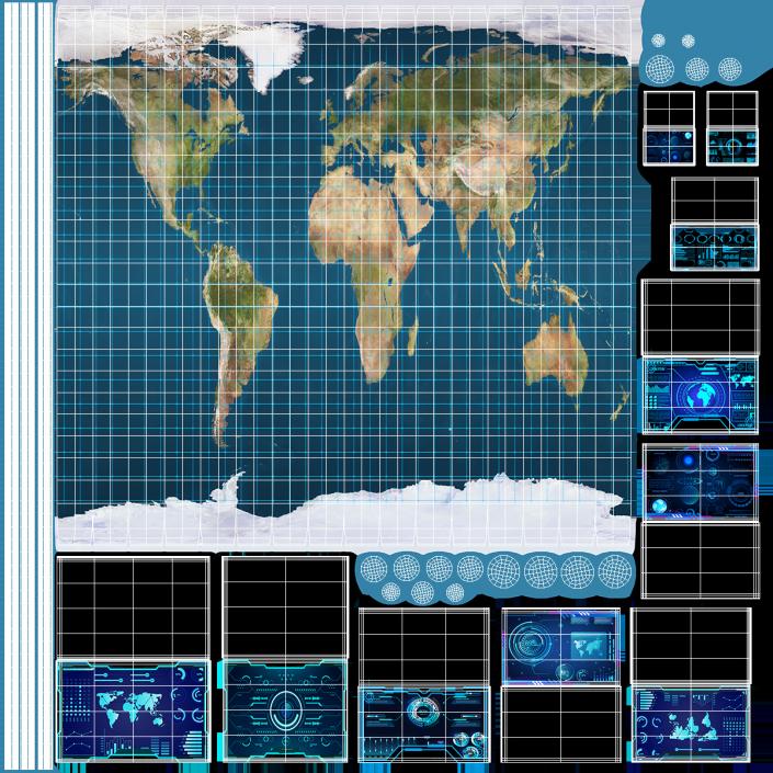 Cosmic Astronaut Control Desk 3D model