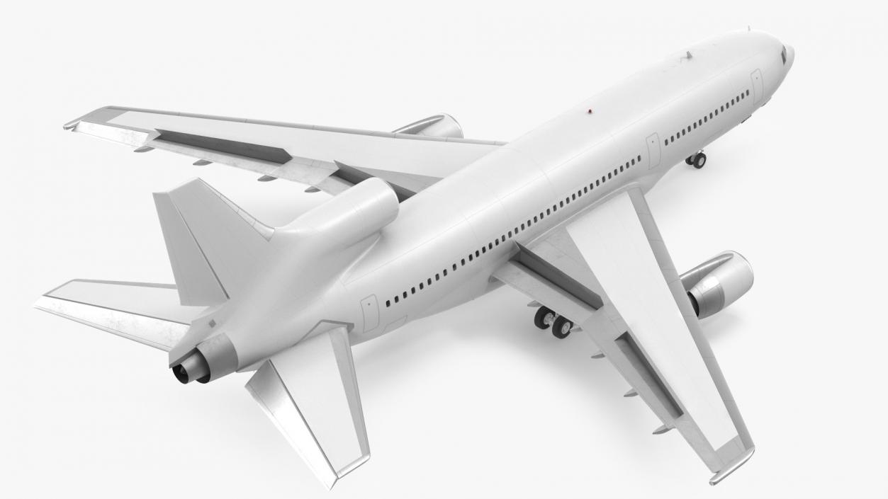 Lockheed L1011 TriStar Rigged 3D model