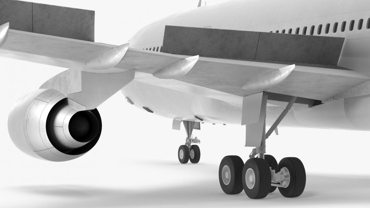 Lockheed L1011 TriStar Rigged 3D model