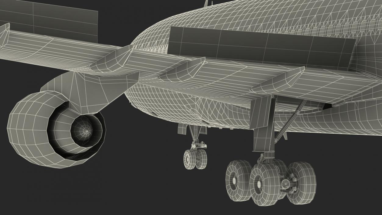 Lockheed L1011 TriStar Rigged 3D model