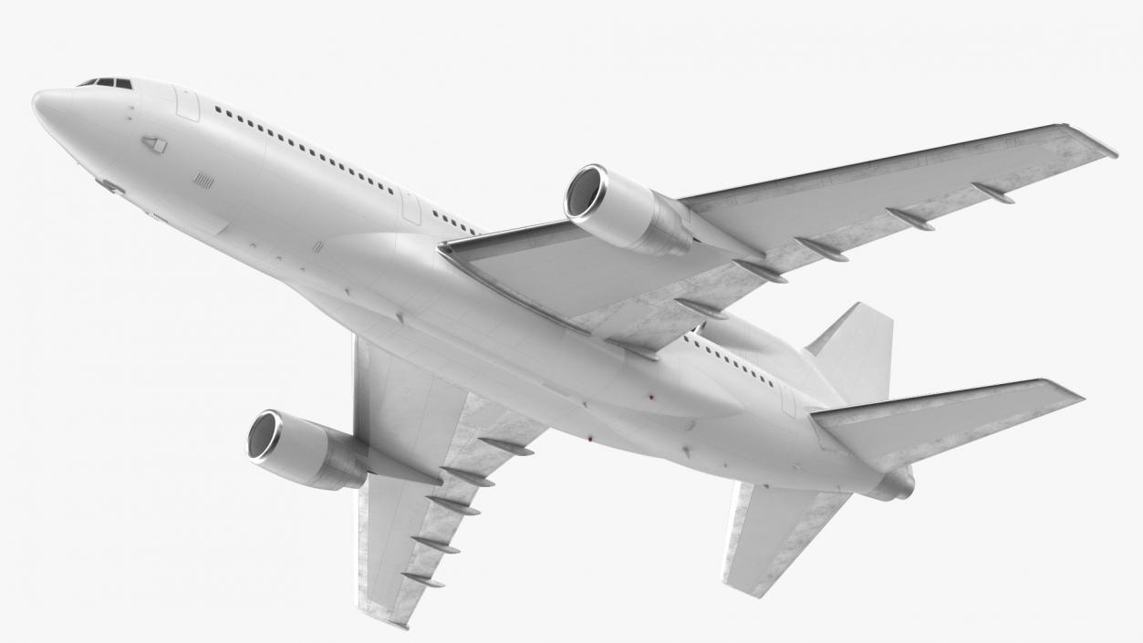 Lockheed L1011 TriStar Rigged 3D model