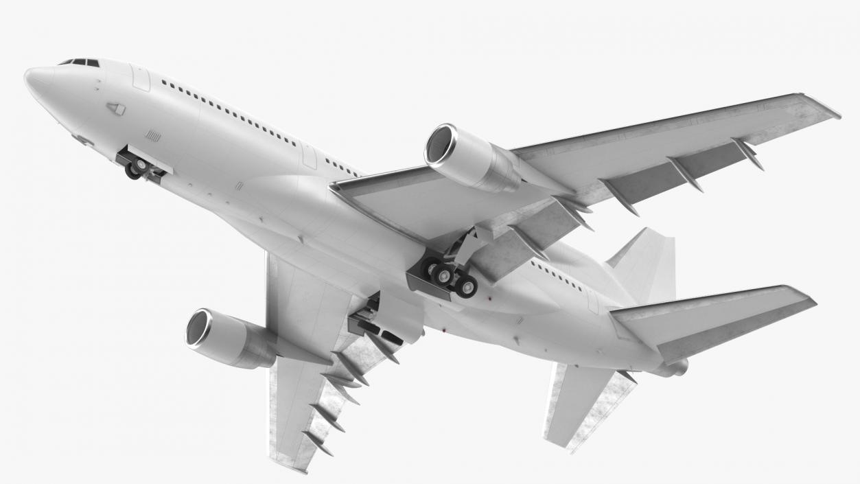 Lockheed L1011 TriStar Rigged 3D model