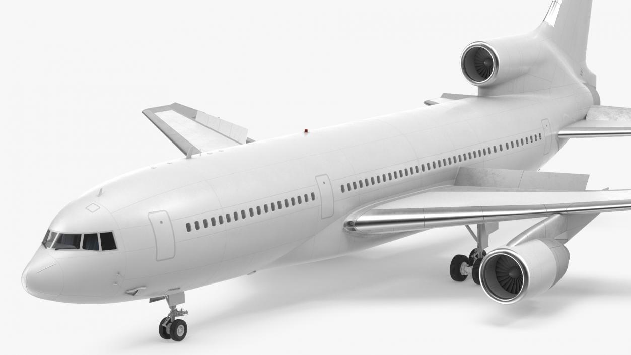 Lockheed L1011 TriStar Rigged 3D model