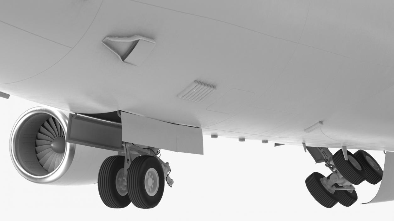 Lockheed L1011 TriStar Rigged 3D model