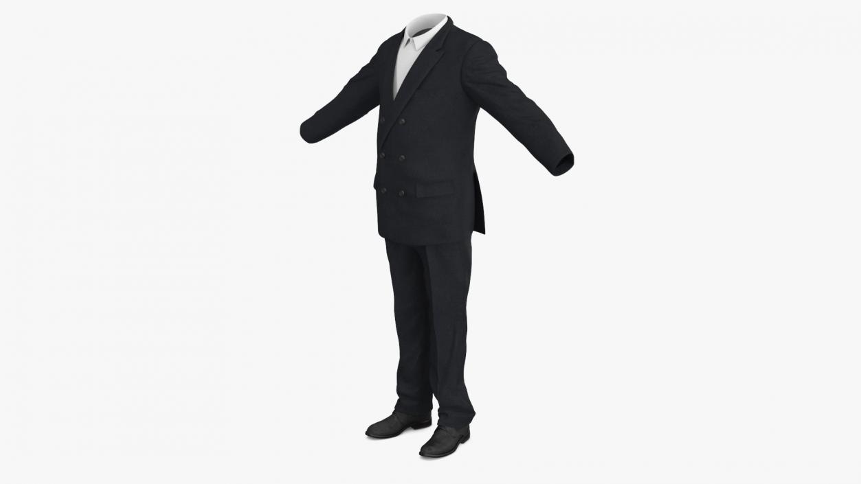 3D Men Business Tuxedo Suits Costume model