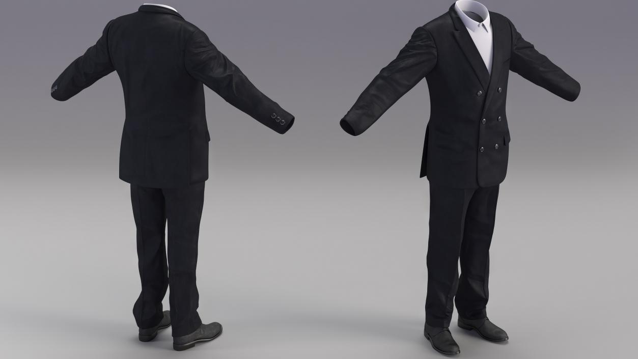 3D Men Business Tuxedo Suits Costume model