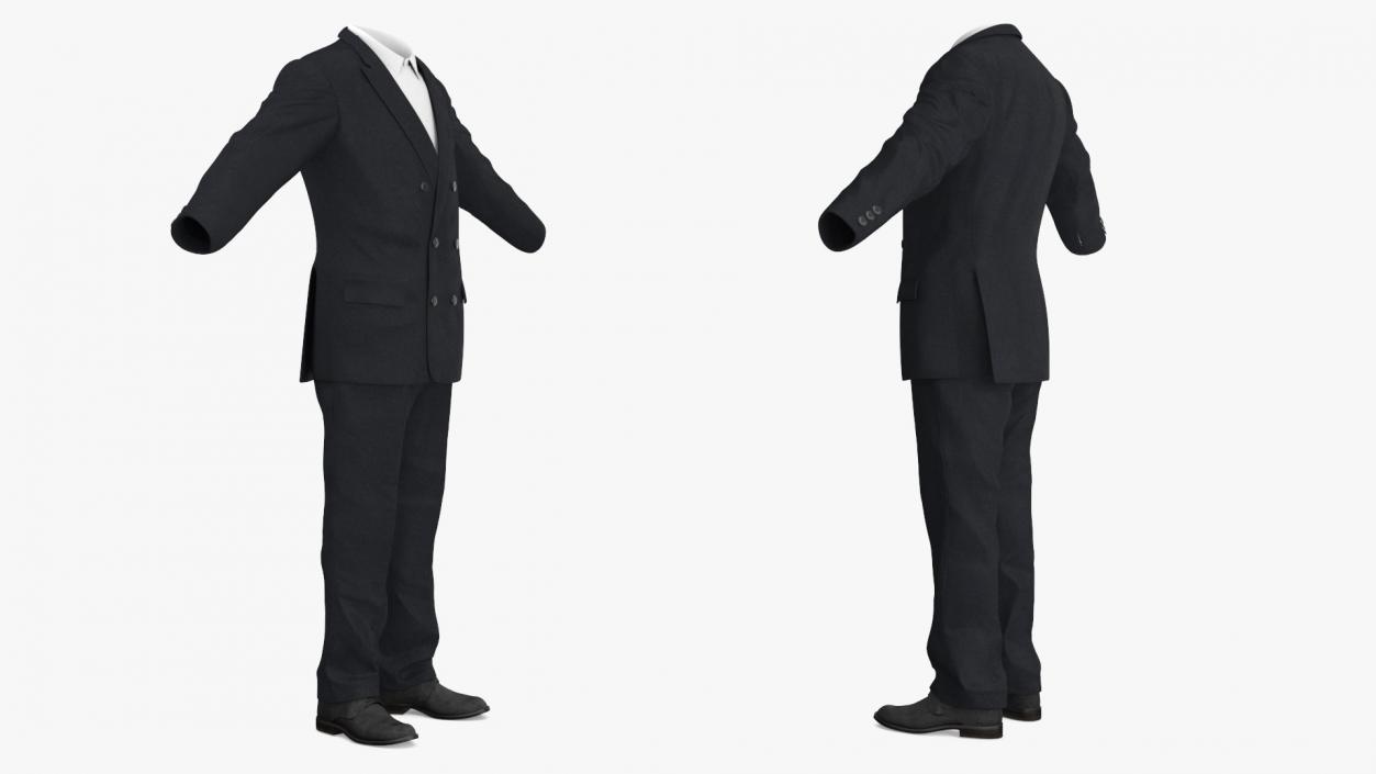 3D Men Business Tuxedo Suits Costume model