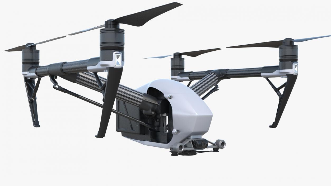 3D model DJI Inspire 2 Quadcopter Drone