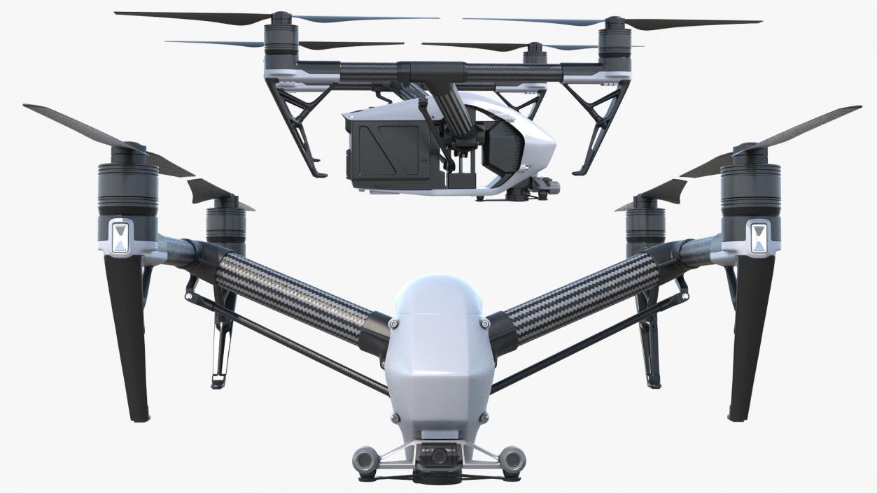 3D model DJI Inspire 2 Quadcopter Drone