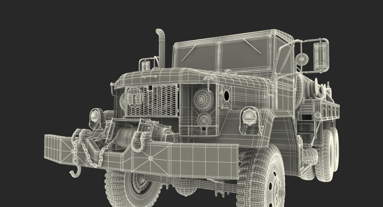 Fuel Tank Truck m49 3D model