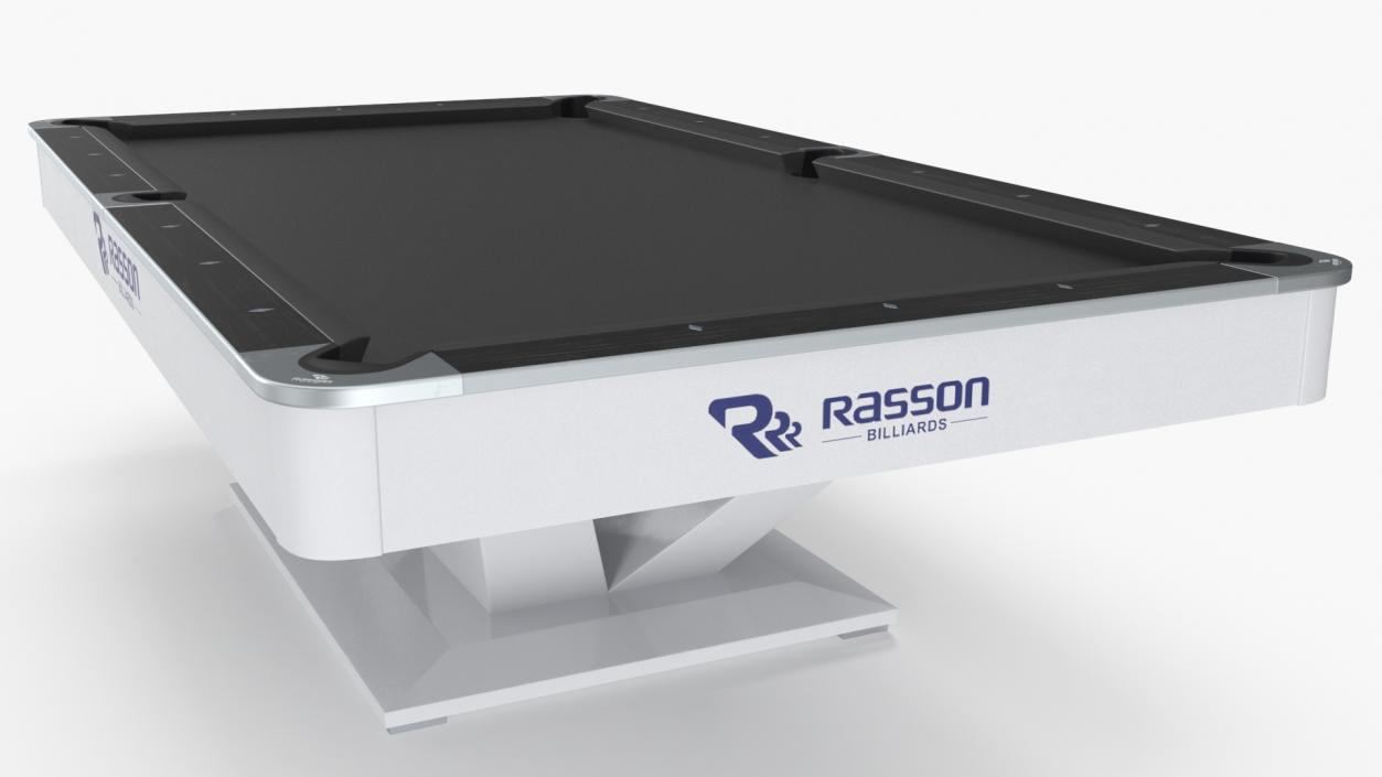 3D Professional Pool Table Rasson Black