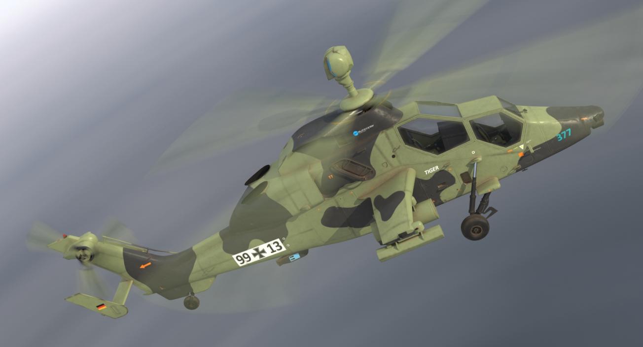 Eurocopter Tiger EC665 German 3D model