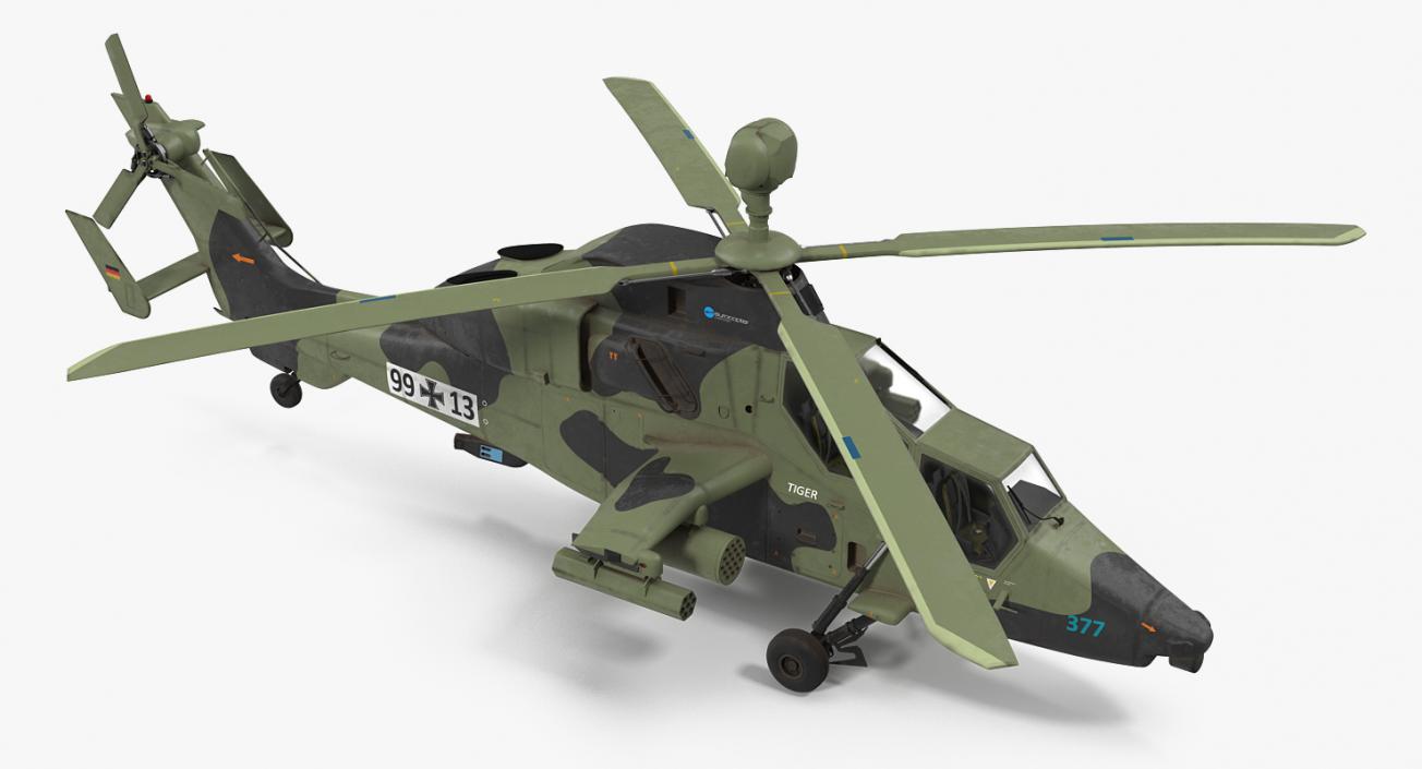 Eurocopter Tiger EC665 German 3D model