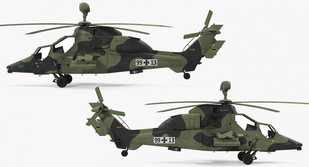 Eurocopter Tiger EC665 German 3D model