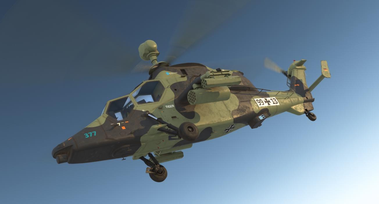 Eurocopter Tiger EC665 German 3D model