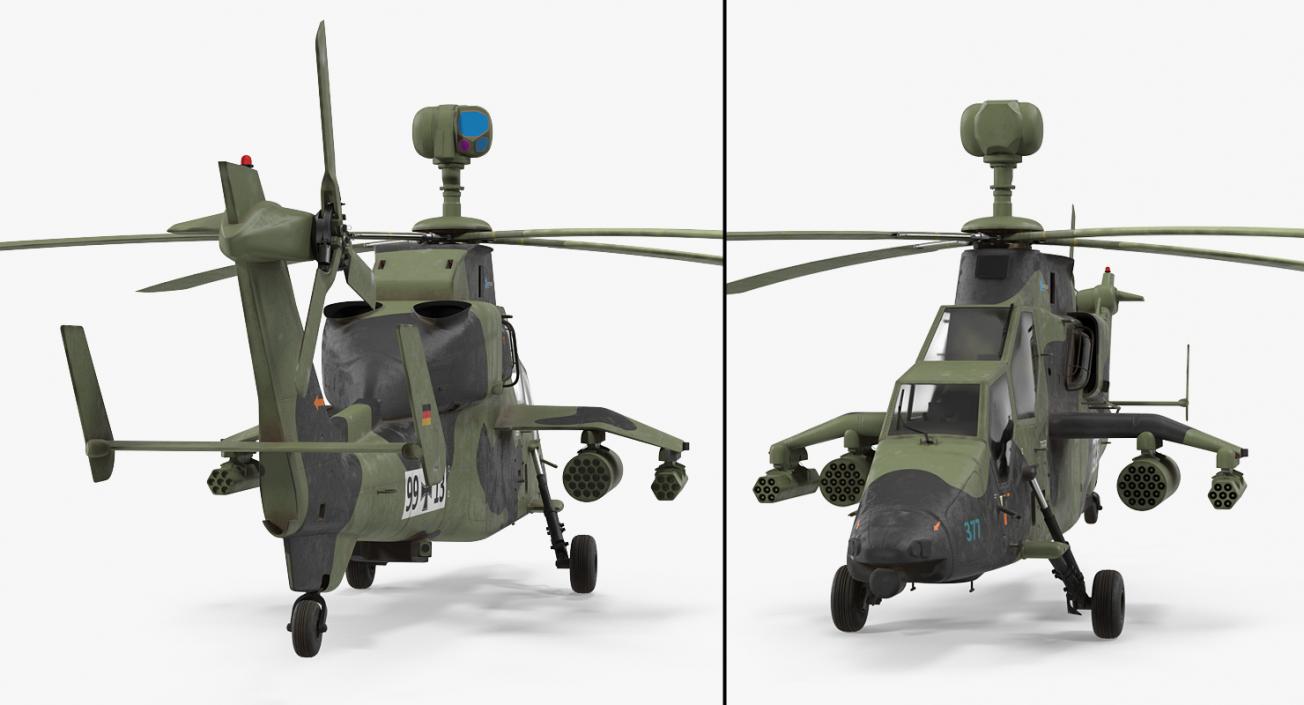 Eurocopter Tiger EC665 German 3D model