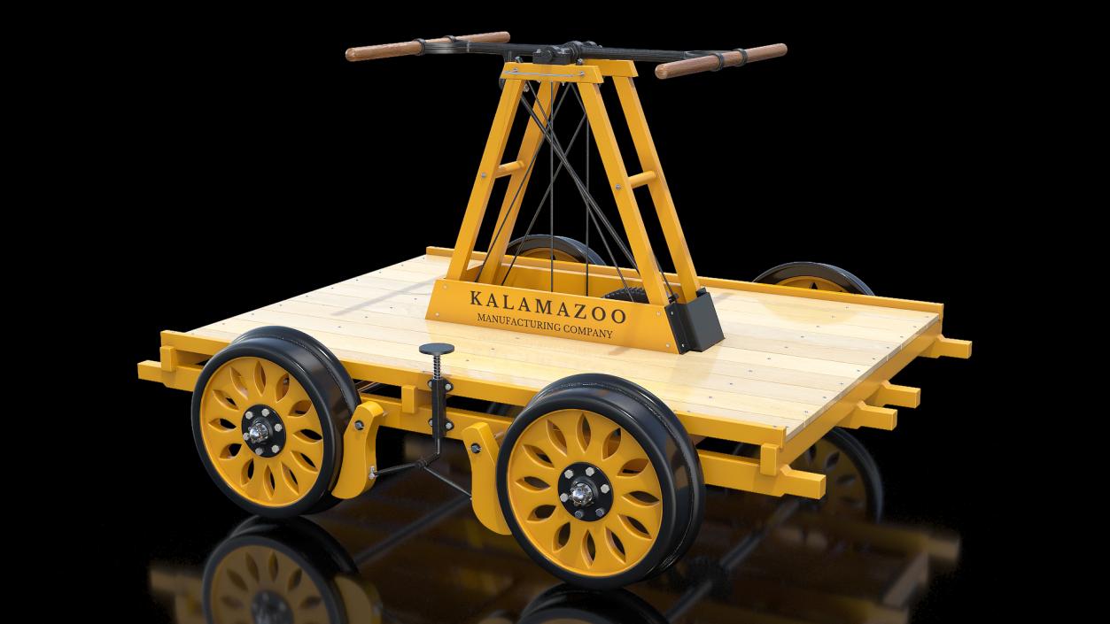 3D model Kalamazoo Railway Handcar