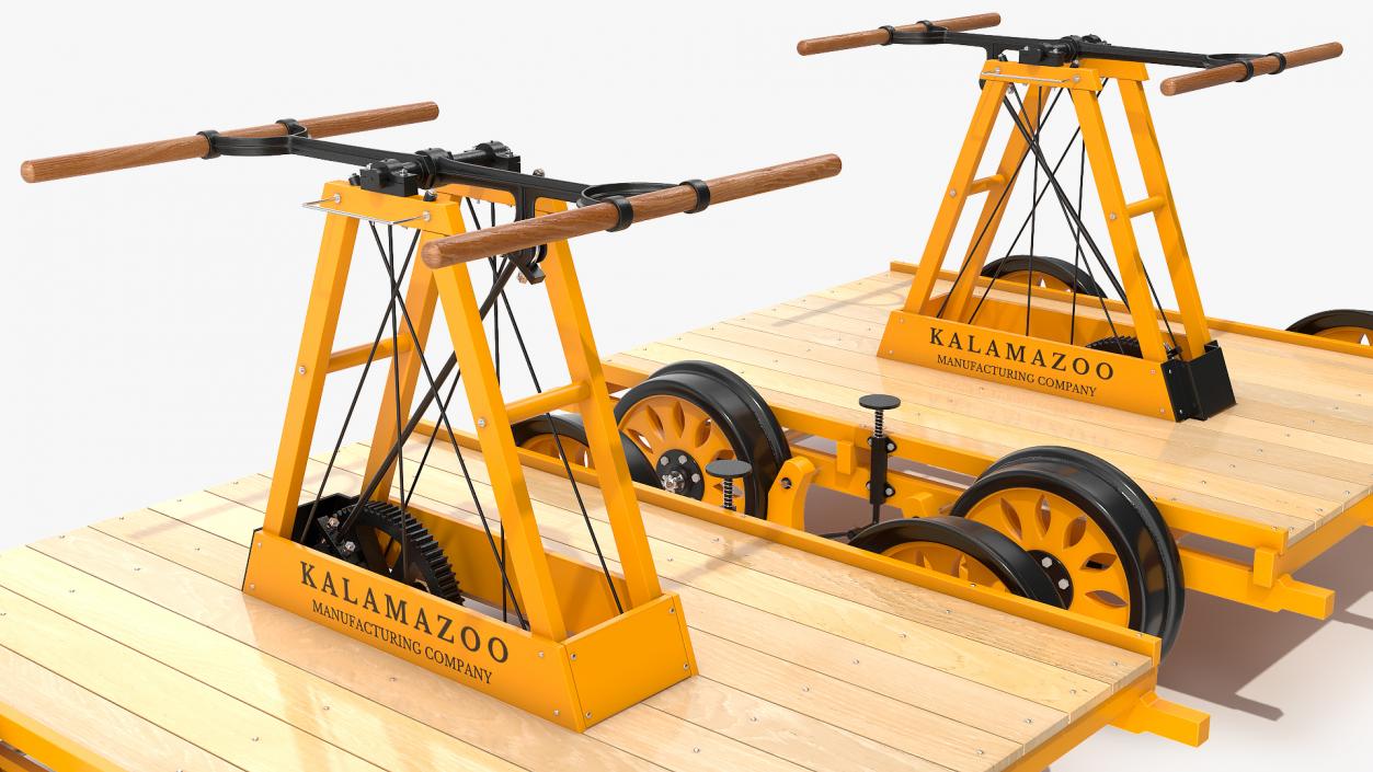 3D model Kalamazoo Railway Handcar