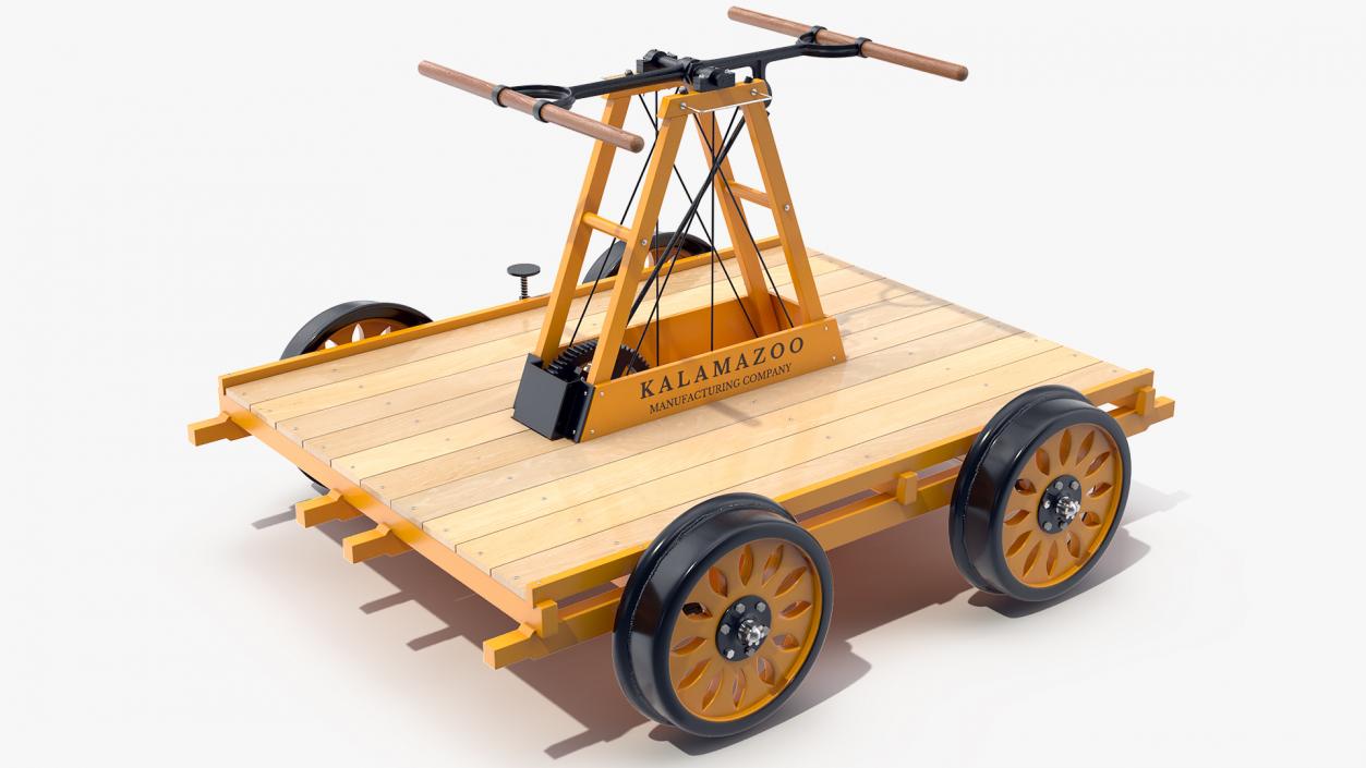 3D model Kalamazoo Railway Handcar