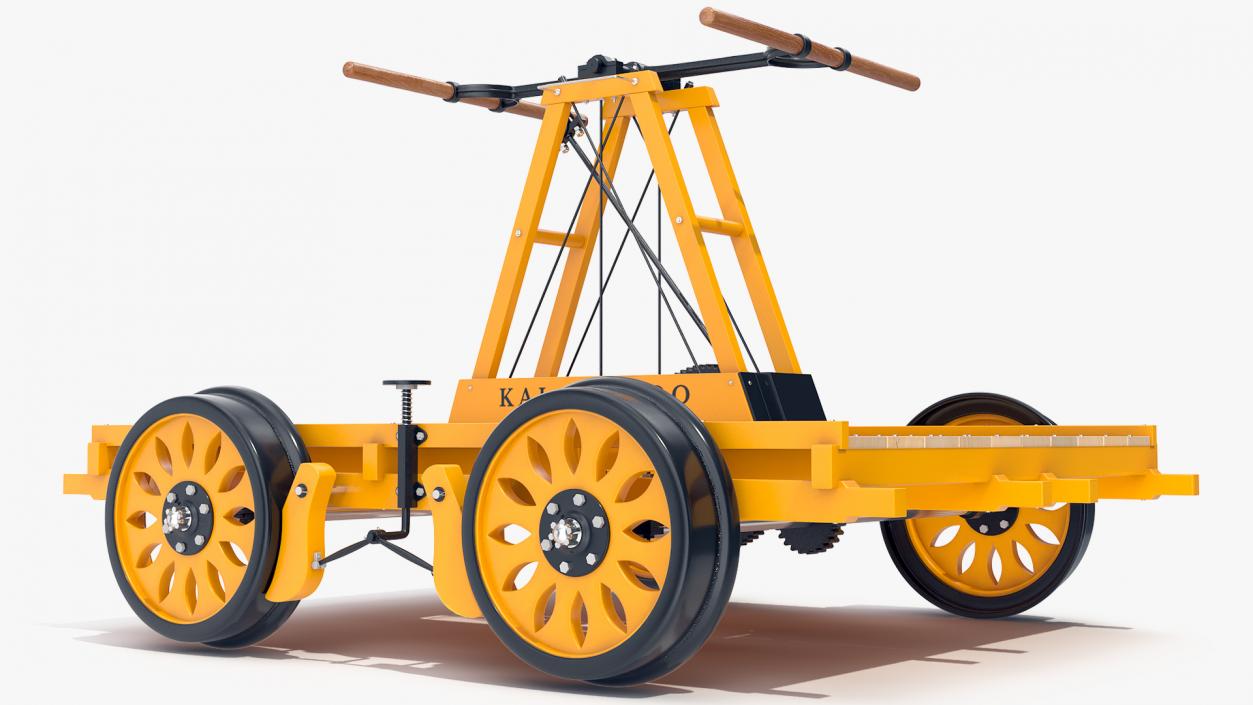 3D model Kalamazoo Railway Handcar