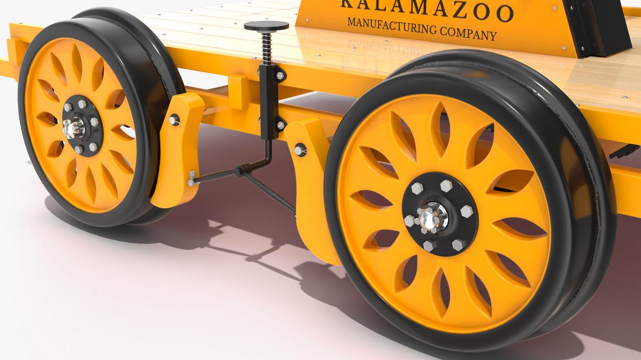 3D model Kalamazoo Railway Handcar