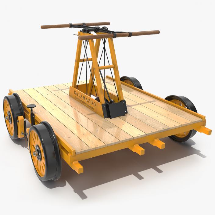 3D model Kalamazoo Railway Handcar