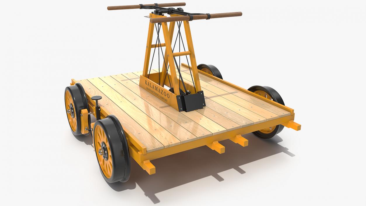 3D model Kalamazoo Railway Handcar