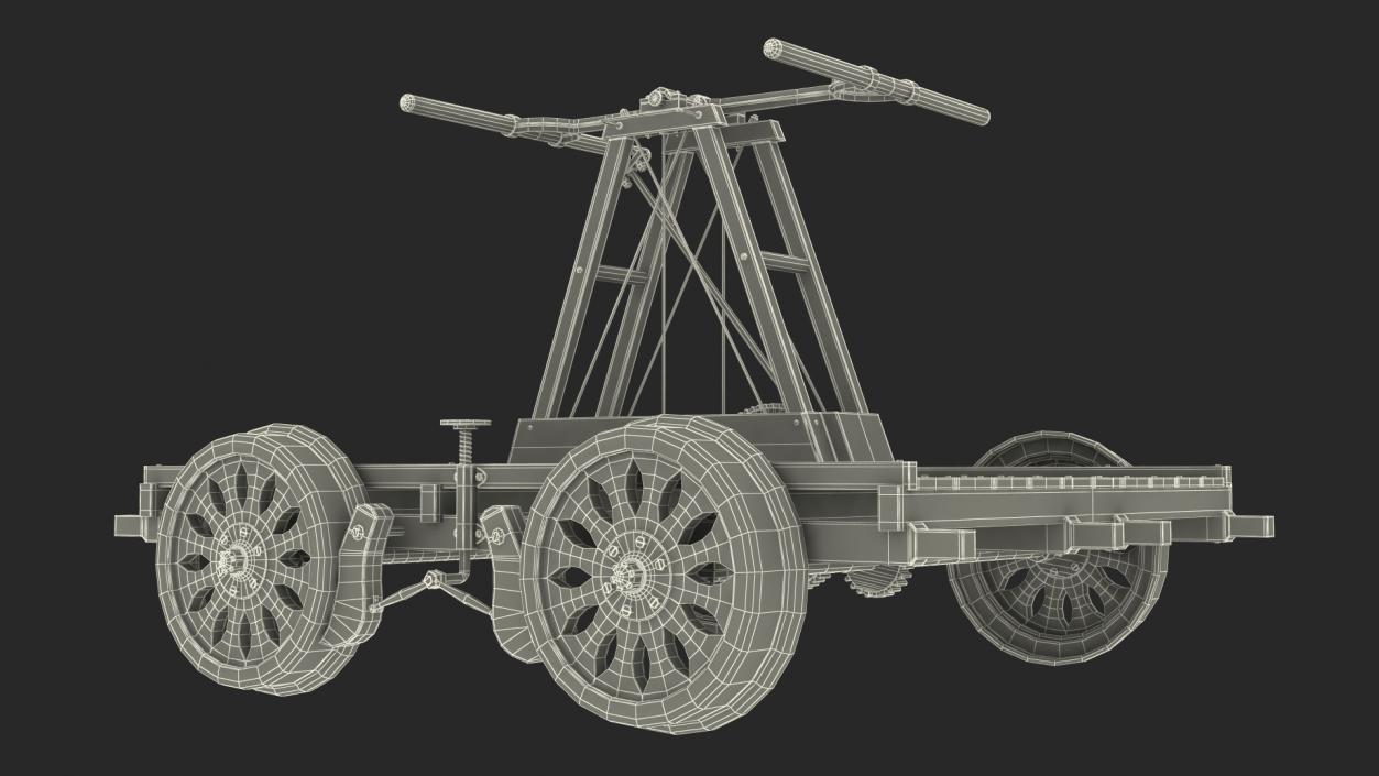 3D model Kalamazoo Railway Handcar