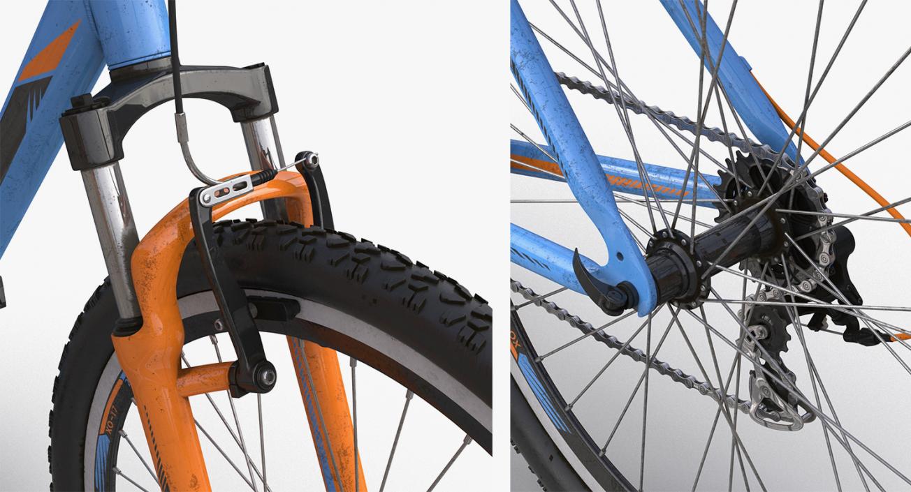 Modern Bikes Rigged Collection 2 3D