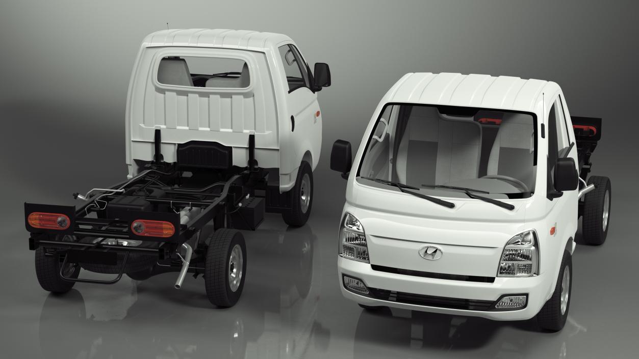 3D Hyundai HR 2023 Bare Chassis model