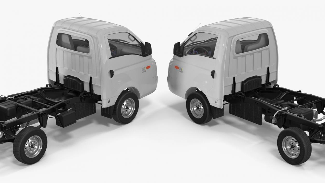 3D Hyundai HR 2023 Bare Chassis model