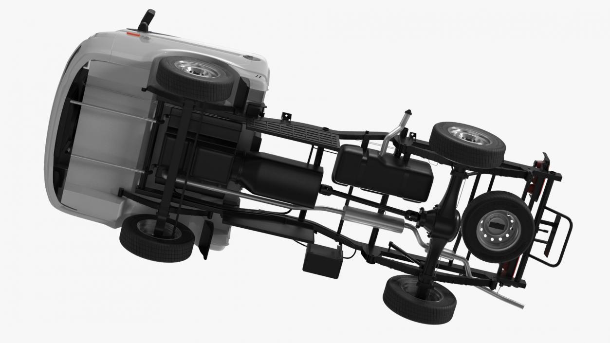 3D Hyundai HR 2023 Bare Chassis model