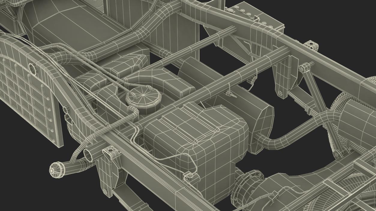 3D Hyundai HR 2023 Bare Chassis model