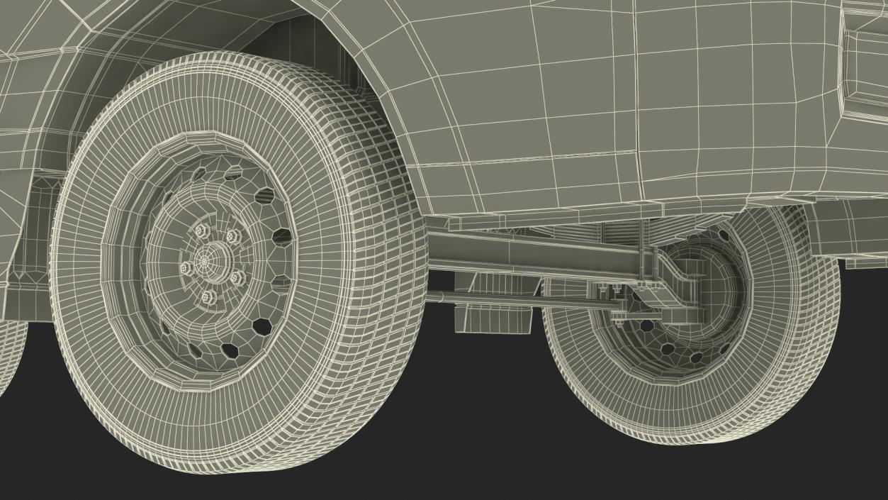 3D Hyundai HR 2023 Bare Chassis model