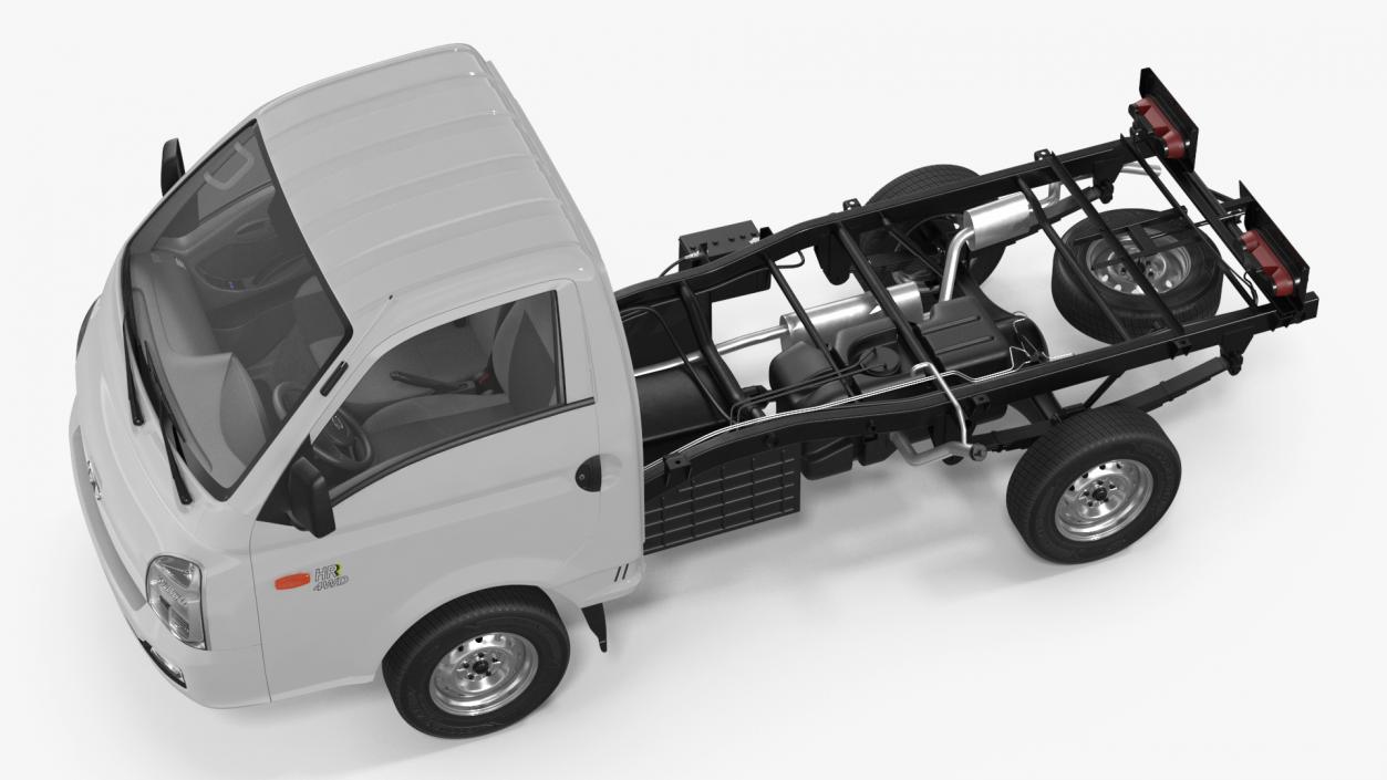 3D Hyundai HR 2023 Bare Chassis model