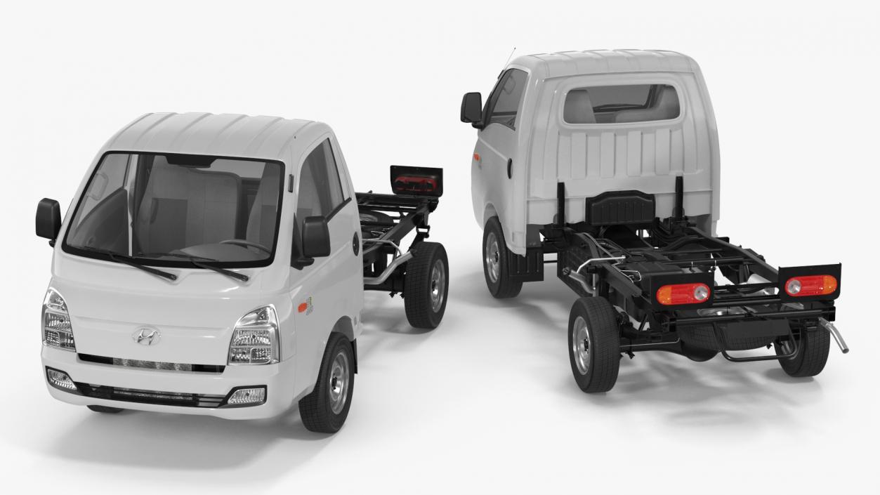 3D Hyundai HR 2023 Bare Chassis model