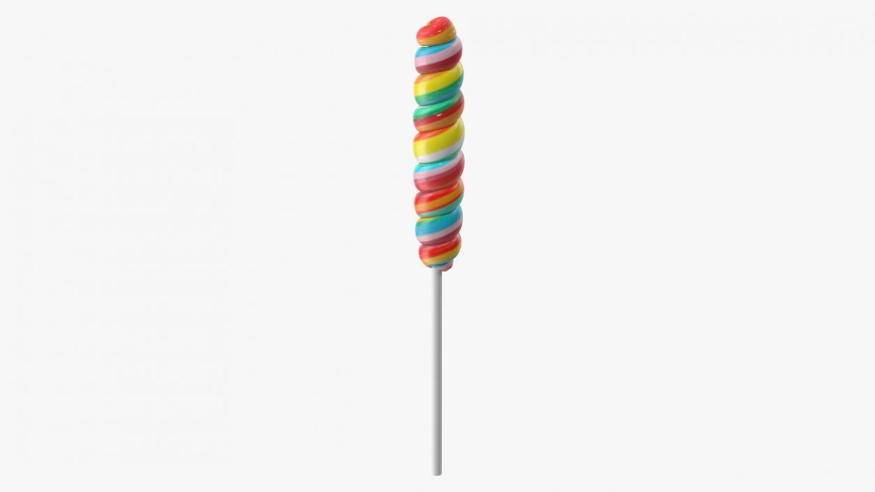 3D Twisty Hard Lollipop Candy