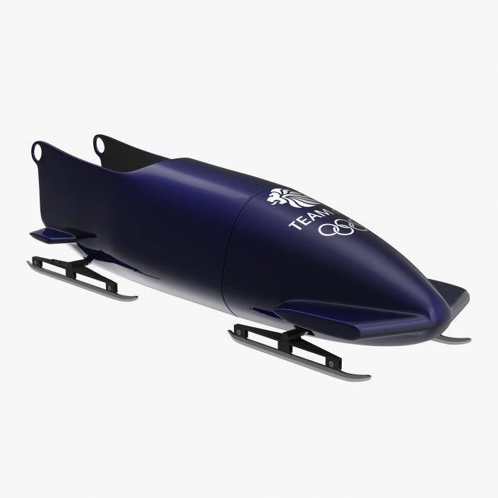 3D Bobsled Two Person Team GB