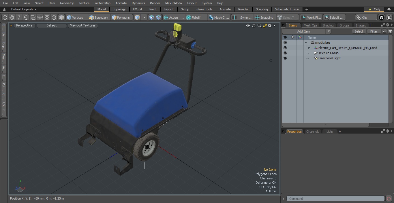 Old Shopping Cart Retriever 3D