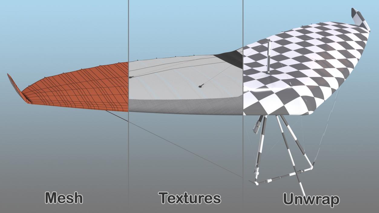 3D Hang Glider 2 model