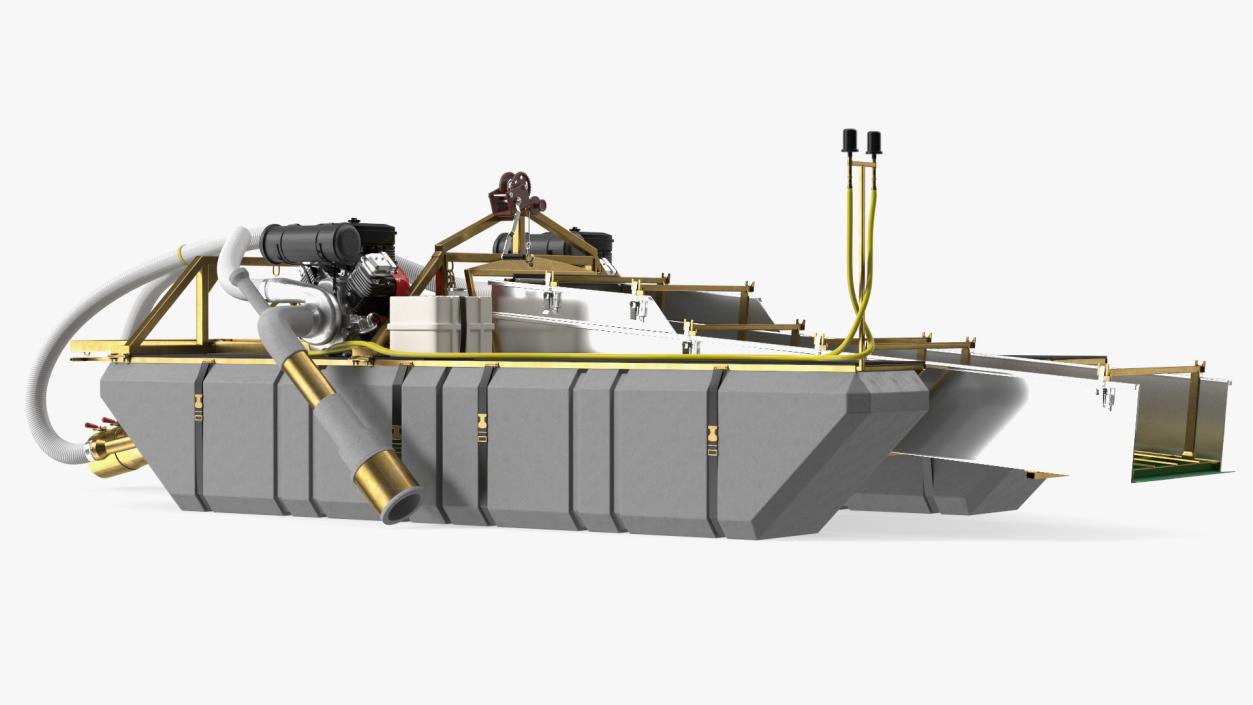 3D model Small Diamond and Gold Dredger