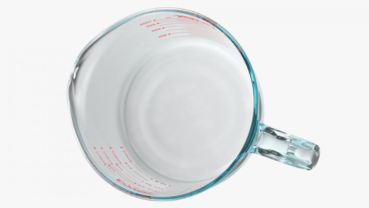 3D Pyrex Measuring Cup 1000ml