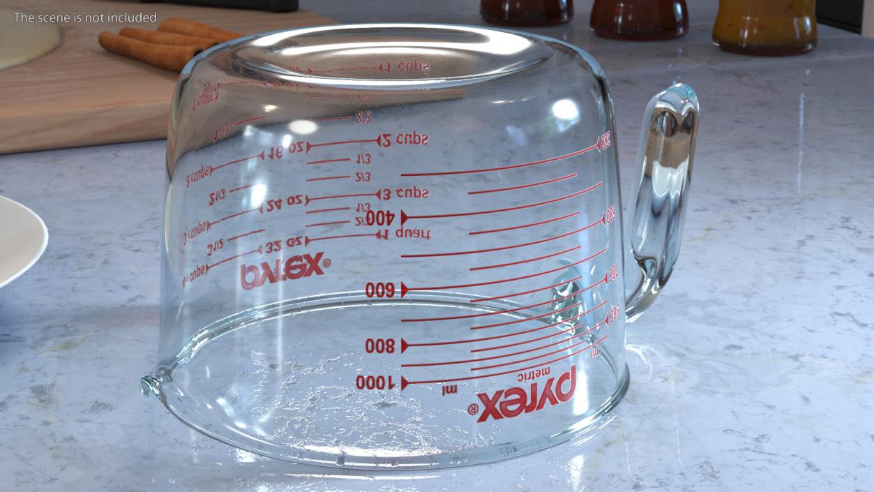 3D Pyrex Measuring Cup 1000ml