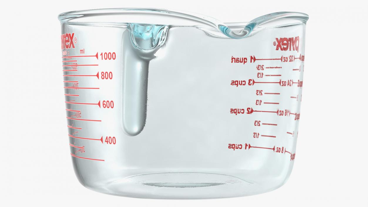 3D Pyrex Measuring Cup 1000ml