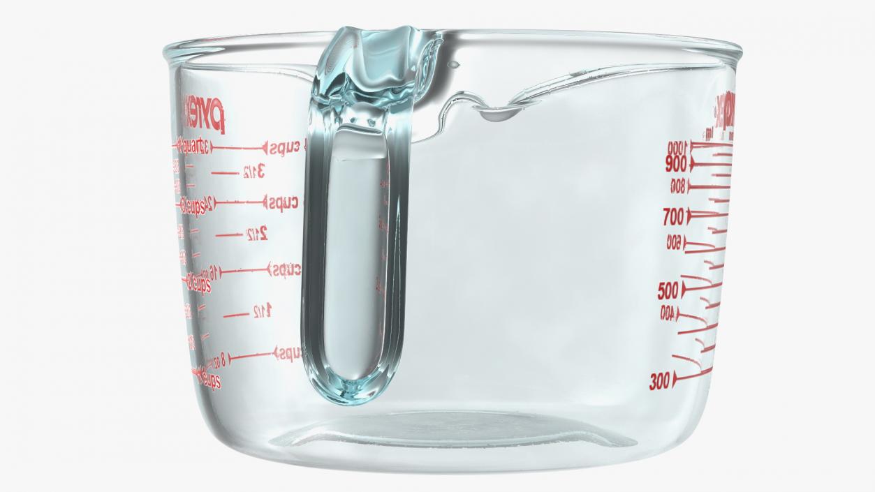 3D Pyrex Measuring Cup 1000ml