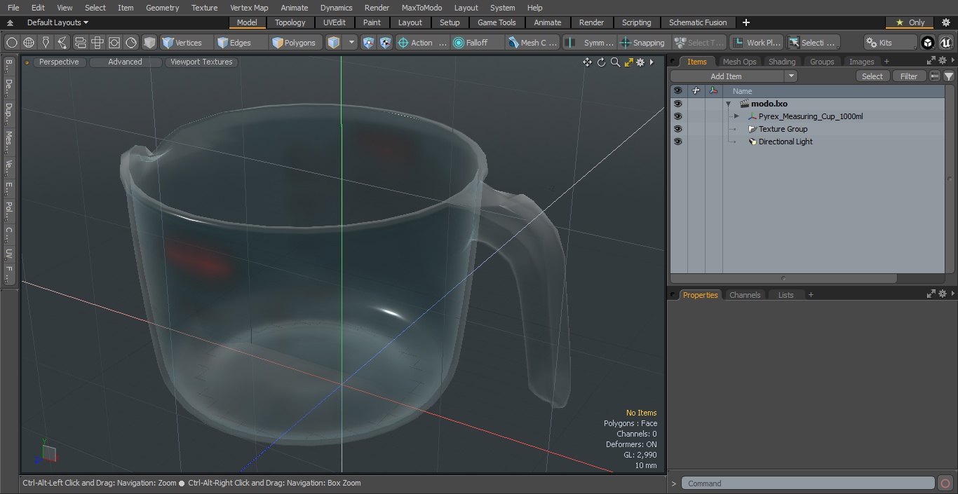 3D Pyrex Measuring Cup 1000ml