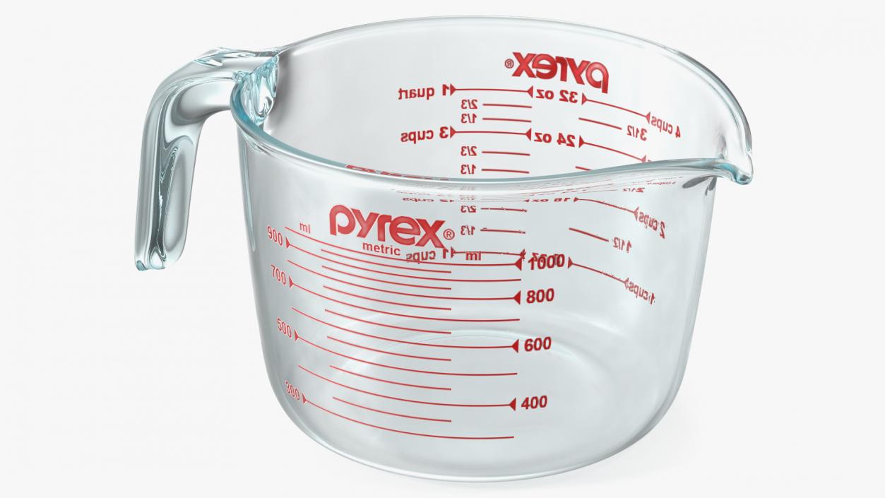 3D Pyrex Measuring Cup 1000ml