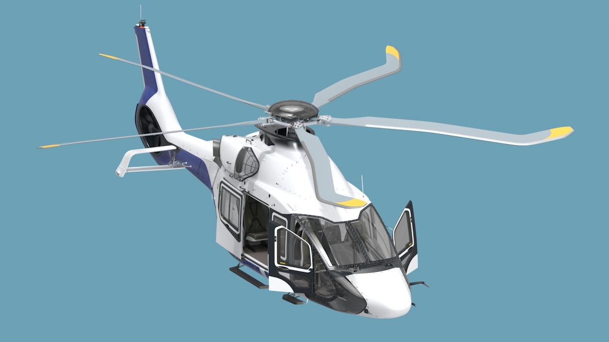 Medium Utility Helicopter Rigged 3D