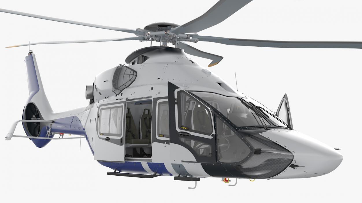 Medium Utility Helicopter Rigged 3D